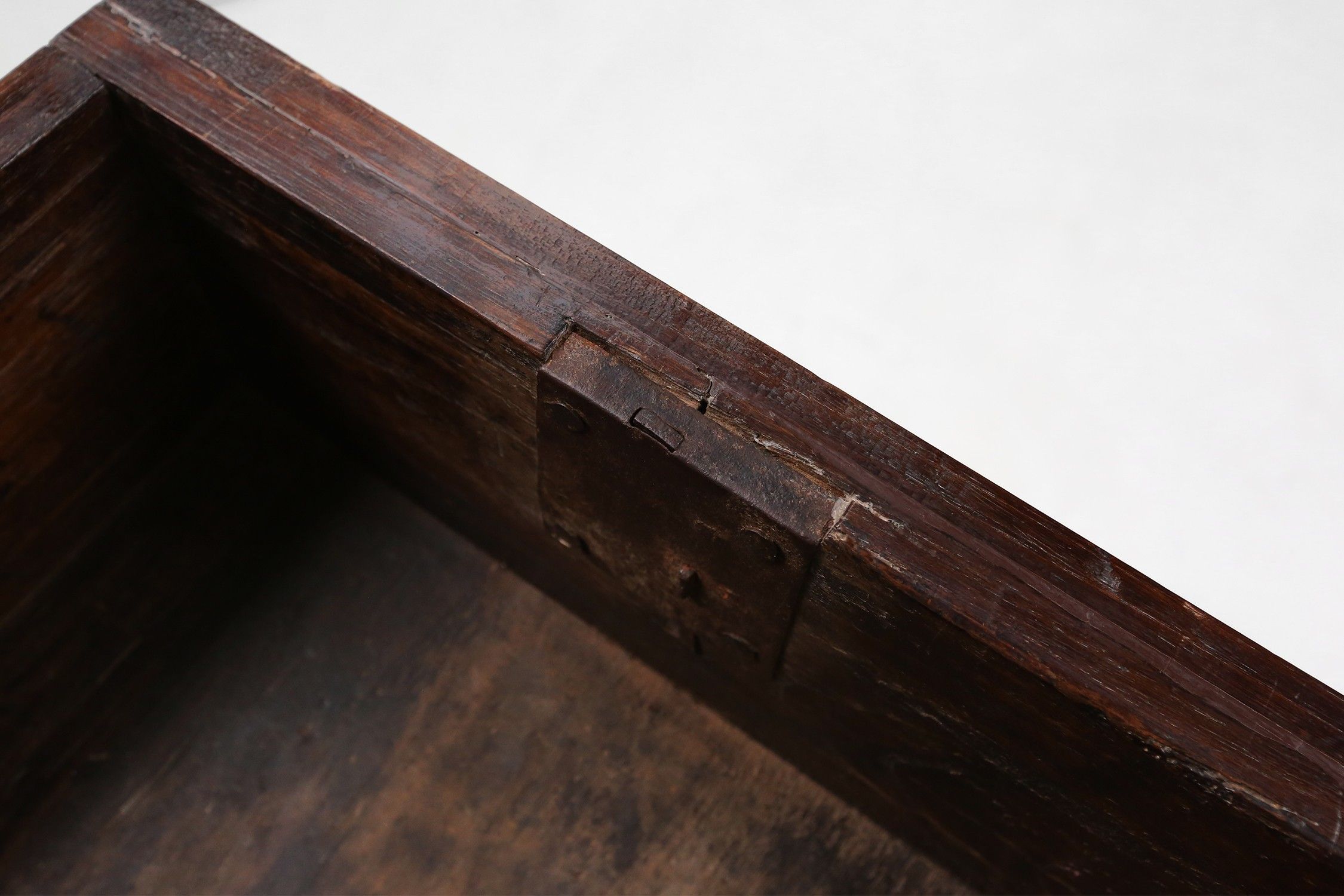 Antique carved Oak Spanish Console Table with Drawers, 18th Centurythumbnail